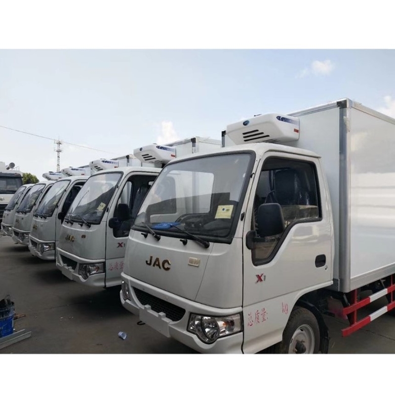 Tipo camion Van 110km/H JAC del combustibile della benzina del contenitore di frigorifero