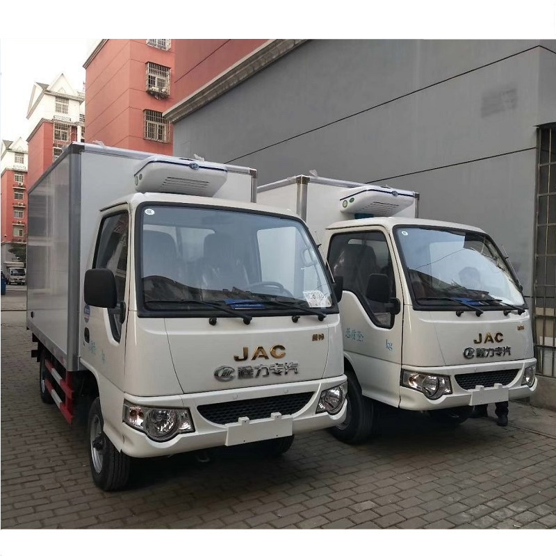 Tipo camion Van 110km/H JAC del combustibile della benzina del contenitore di frigorifero