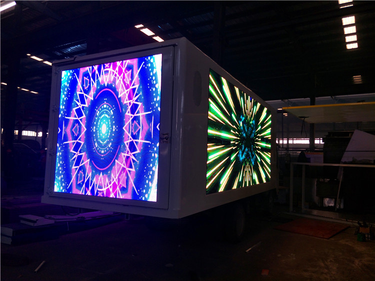 Camion del tabellone per le affissioni di P4 Digital schermo impermeabile Van High Brightness Outdoor di 192mm * di 192 LED