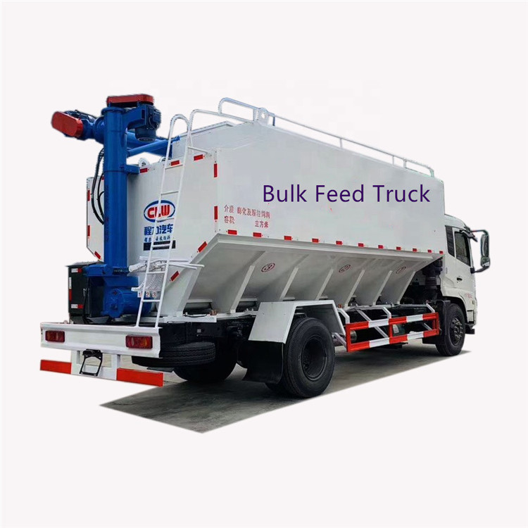 10 tipo del combustibile diesel del camion 90km/H 4x2 di Ton Bulk Feed Truck Delivery