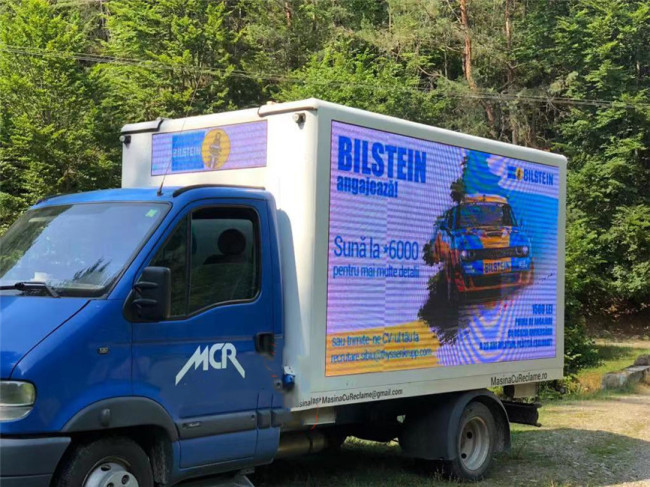 P5 P6 Pubblicità Digital Billboard Mobile LED Display Truck Outdoor Full Color Con Generatore