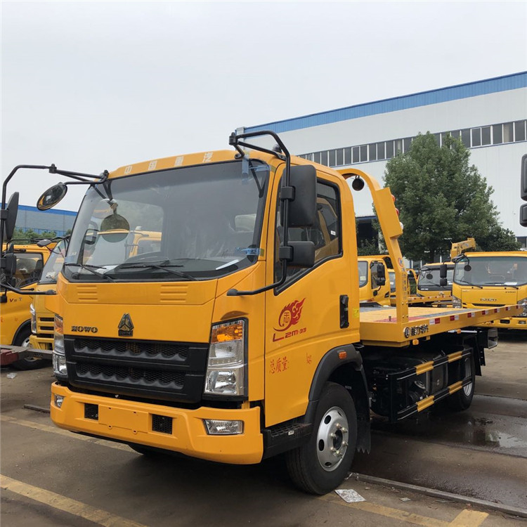 Sinotruk HOWO rotola indietro Tow Truck 95km/H, 4X2 base di bassa potenza idraulica Tow Truck