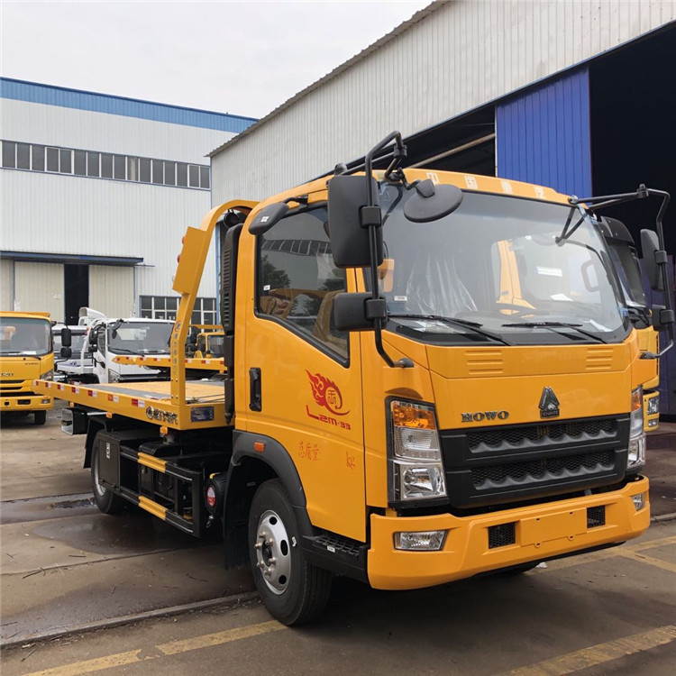 Sinotruk HOWO rotola indietro Tow Truck 95km/H, 4X2 base di bassa potenza idraulica Tow Truck