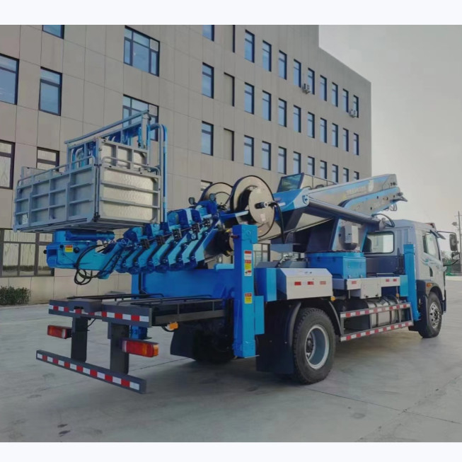 Il camion 6 della piattaforma di lavoro aereo 140KW ha spinto il camion diesel del secchio dell'EURO 3