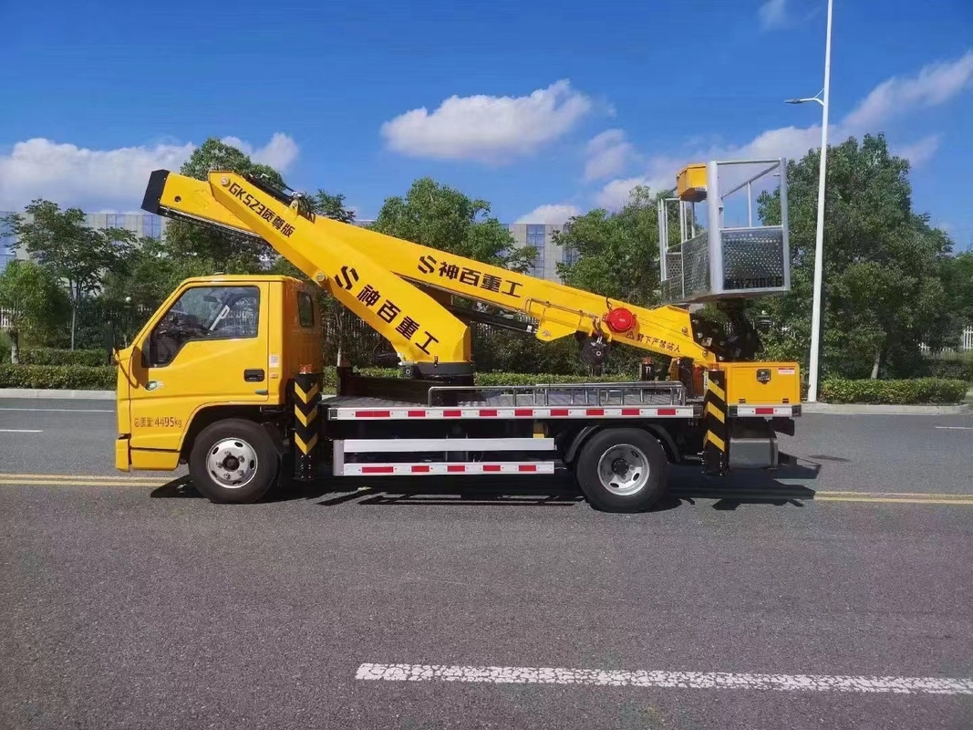 4x2 Bucket Lift Truck 116hp Veicolo di lavoro ad alta quota Euro 6 Truck di piattaforma aerea