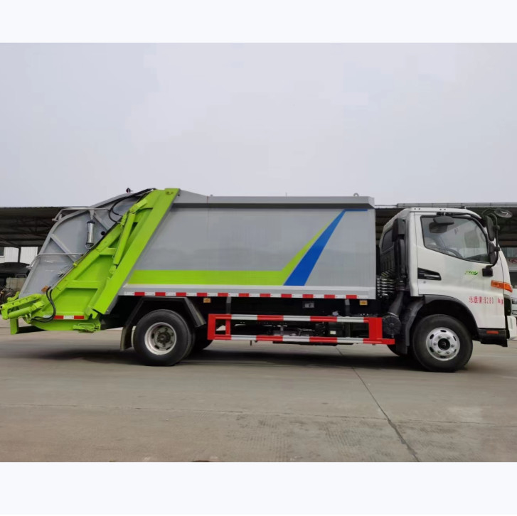 Cina Brand Dongfeng Piccolo Compactor Garbage Truck Con 6.50-16 Pneumatici E Ricambi