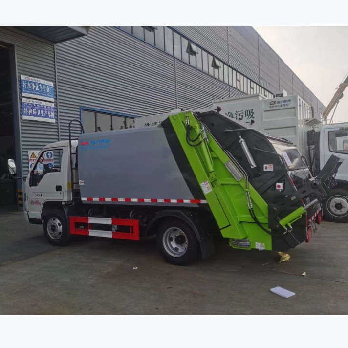 Camion spazzatura con compattatore Foton Acciaio al carbonio Compattatore Camion spazzatura Max Velocità di guida 90 Km/h