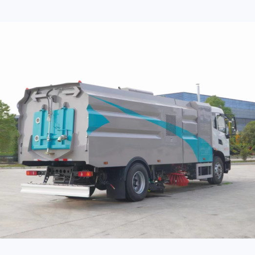 100 Km/h Mini Foton Vacuum Road Sweeper Truck per la pulizia accurata 95Hp Sweeper truck