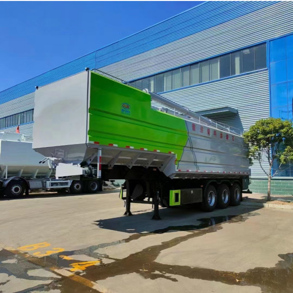 Semi-camion rimorchio per alimenti per animali ad alte prestazioni 4 assi Max. Velocità di guida 90 km/h