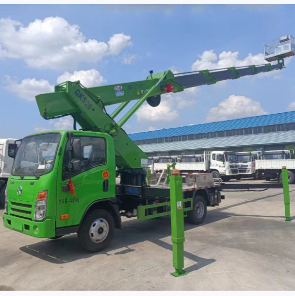 Camion a guida a destra o sinistra con piattaforma di lavoro aerea di dimensioni 1000x700x1250 mm