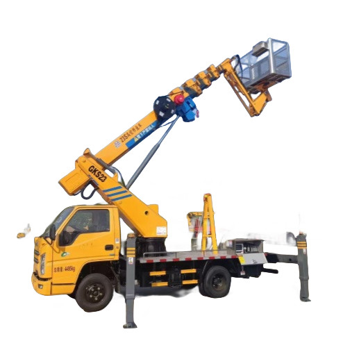 23 metri Altezza massima di funzionamento Piattaforma di lavoro aerea Camion Bottile Dimensioni 1000x700x1250mm