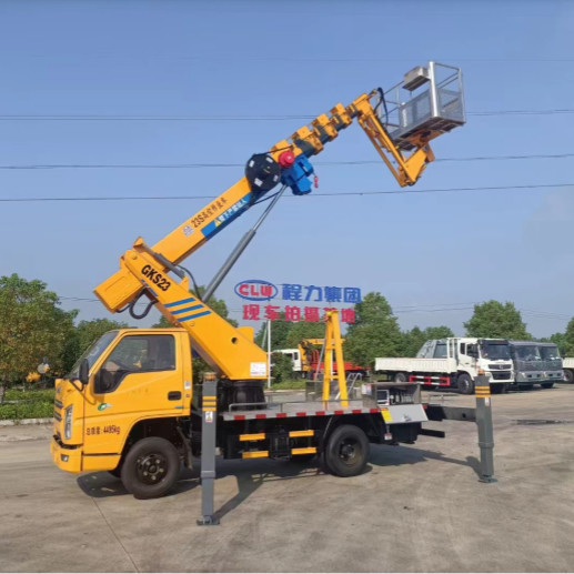 23m Aerial Work Platform Truck Con QuanChai Q23-132E60 2.89L Dislocamento