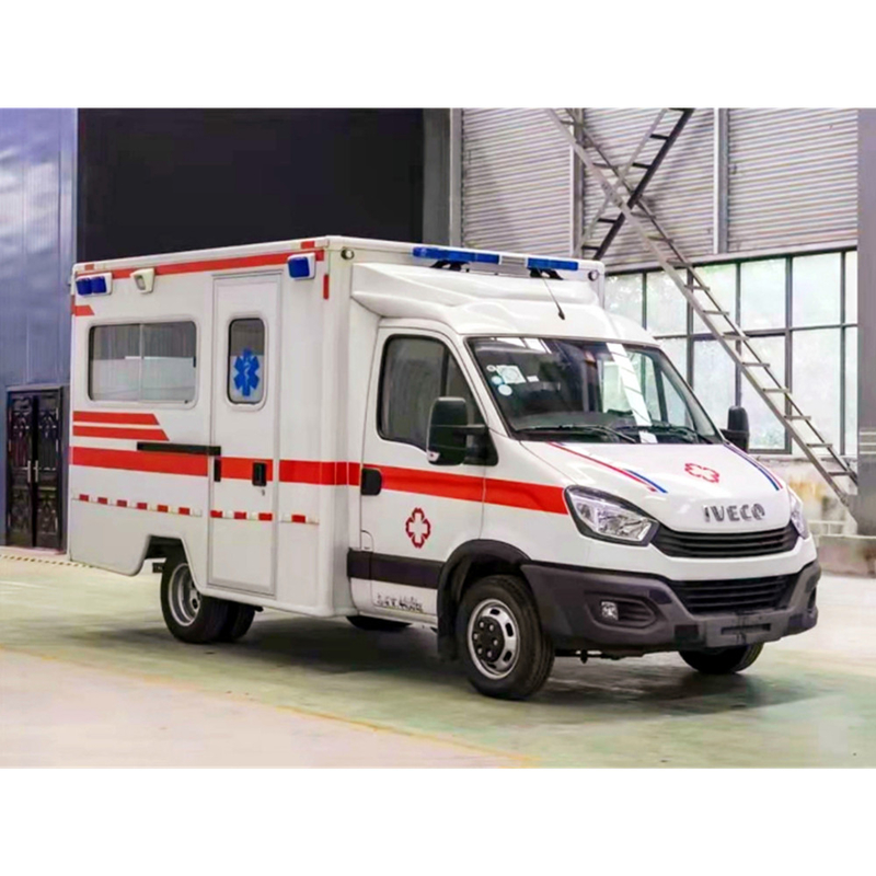 Salone Ambulance130 Hp Ambulance Car Truck - ABS SI Dimensioni complessive 5670×2011×2726 Mm