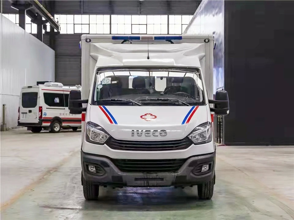 Salone Ambulance130 Hp Ambulance Car Truck - ABS SI Dimensioni complessive 5670×2011×2726 Mm