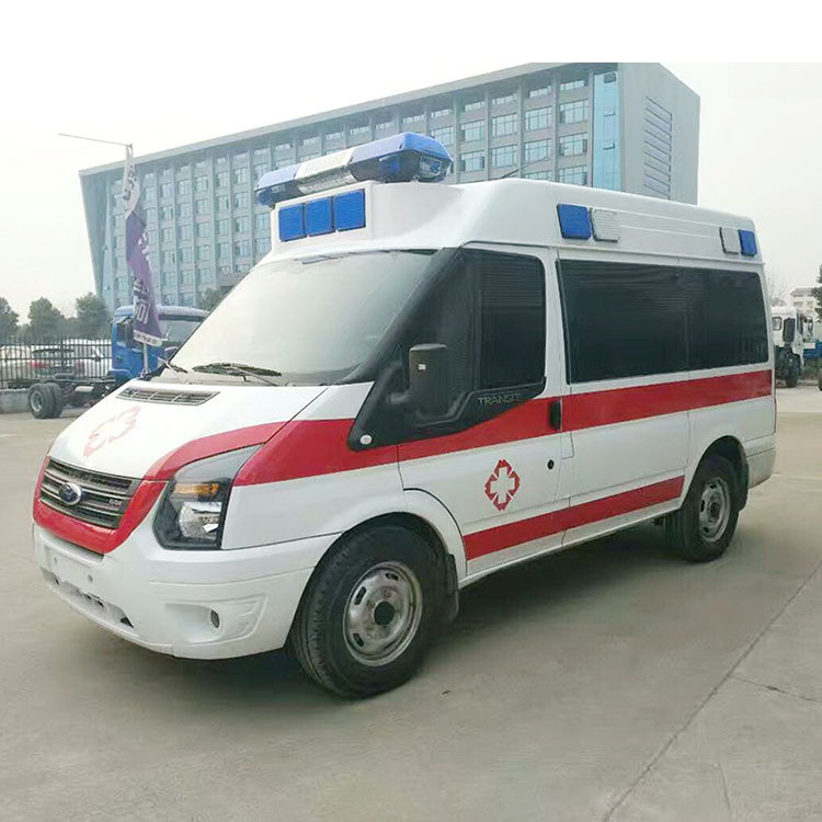 Veicolo d'ambulanza Auto Ford 4*2 Auto d'ambulanza Emergenza Ambulanza Auto con una velocità massima di 130 Km/h