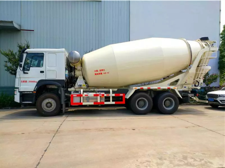 Sinotruk Howo Concrete Mixer Truck CKD / SKD con capacità di fornitura di 15-20 tonnellate