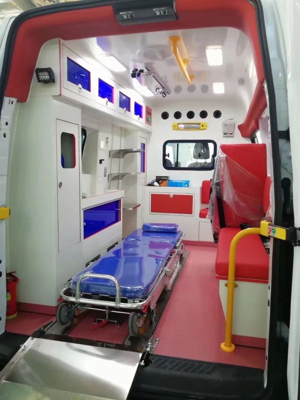 Ambulanza di marca giapponese 14/12 ° angolo di avvicinamento/partenza 4x2 veicolo auto di emergenza per situazioni critiche