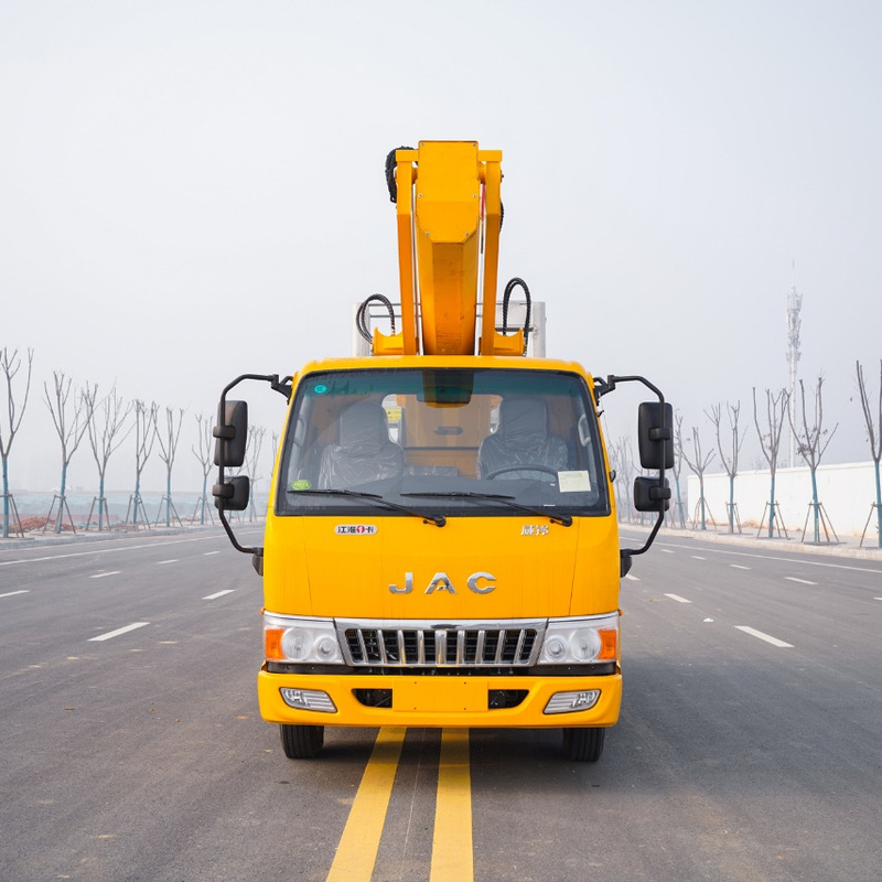Camion a due persone per la cabina di lavoro aereo con motori V anteriori e posteriori