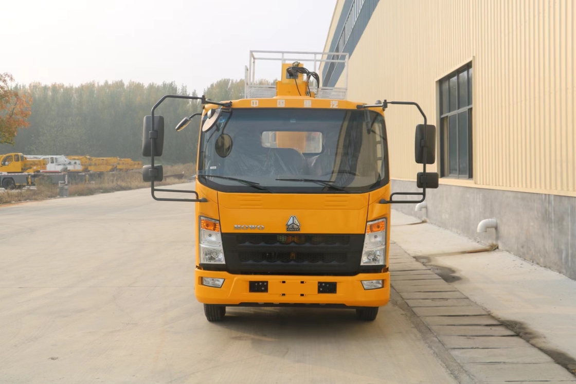 Telescopic Aerial Platform Truck 21 metri HOWO Brand Boom Lift Cherry Picker Truck