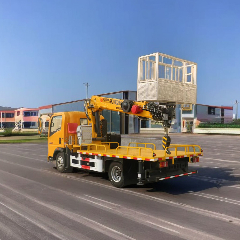 4955kg Peso 4x2 Drive Aerial Work Platform Truck con 21M telescopic boom