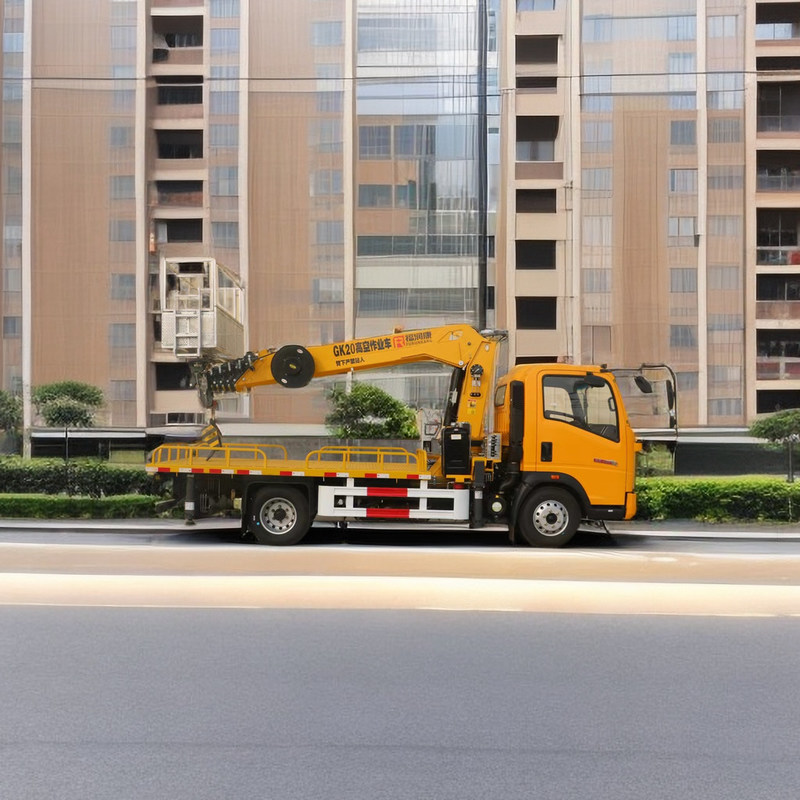 Piattaforma di lavoro aereo Howo, tre sezioni 21M piattaforma di lavoro telescopica