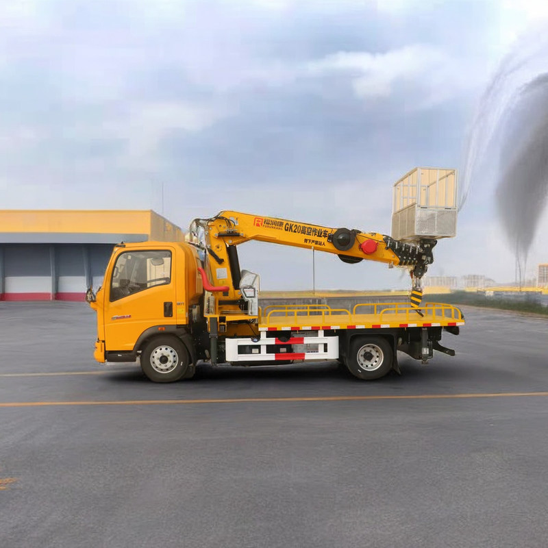 Piattaforma di lavoro aereo Howo, tre sezioni 21M piattaforma di lavoro telescopica