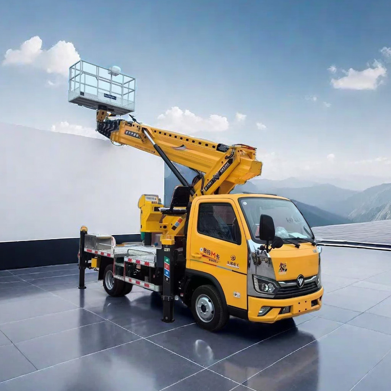 Cina Foton 4*2 Aerial Work Truck 24 metri braccio pieghevole 115HP personalizzato