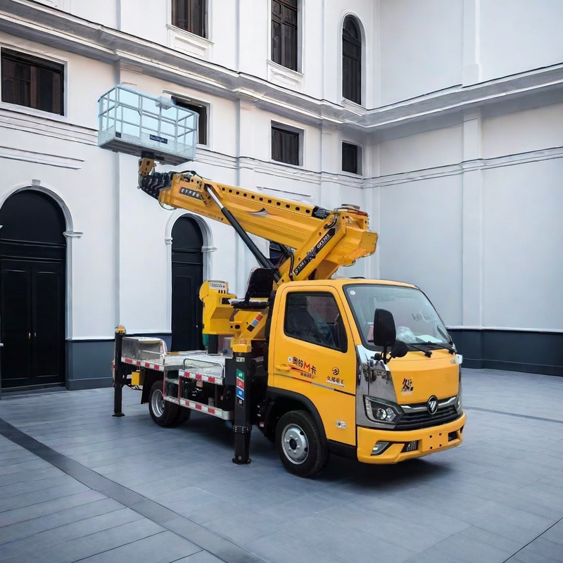 EURO 5 Foton 4*2 Piattaforma di lavoro montata sul veicolo Piattaforma aerea da 24 metri Montata sul camion