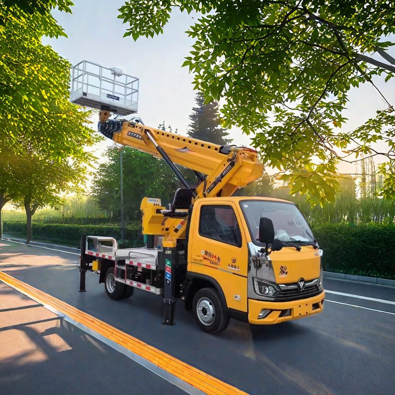 EURO 5 Foton 4*2 Piattaforma di lavoro montata sul veicolo Piattaforma aerea da 24 metri Montata sul camion