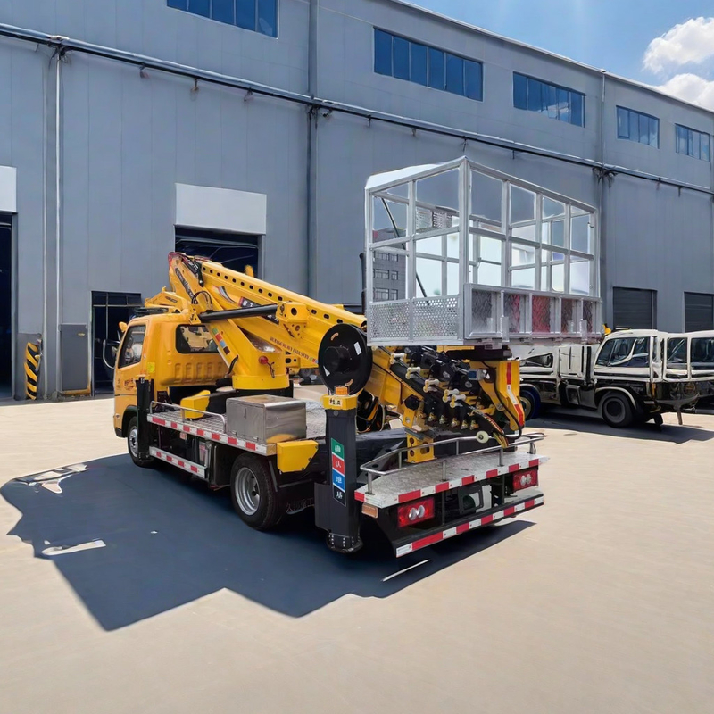 EURO 5 Foton 4*2 Piattaforma di lavoro montata sul veicolo Piattaforma aerea da 24 metri Montata sul camion