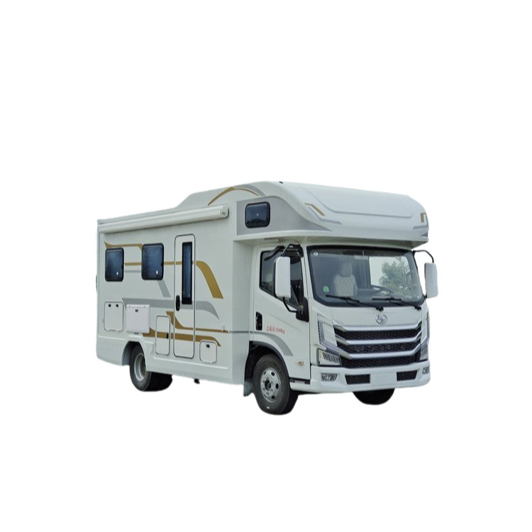 YUEJIN 4x2 Mobile Auto Motorhome Outdoor Luxury RV Caravan Van Per viaggi in famiglia