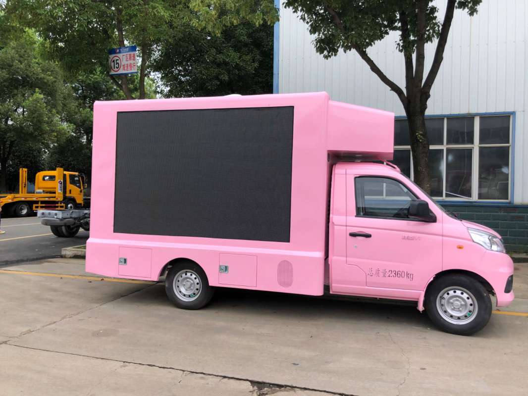 Camion mobile di pubblicità di Foton LED con piccola dimensione del sistema di raffreddamento di ventilazione del ciclo