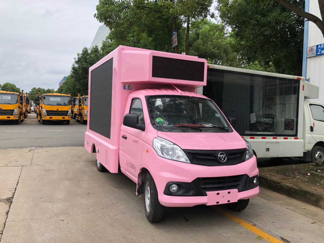 Camion mobile di pubblicità di Foton LED con piccola dimensione del sistema di raffreddamento di ventilazione del ciclo