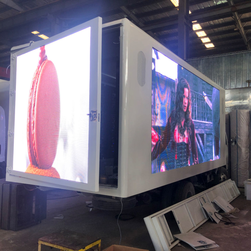 Customized Isuzu Mobile Gran Screen Truck P3 P4 P5 Digitale Per Truck Montato Con Peso 2500KG