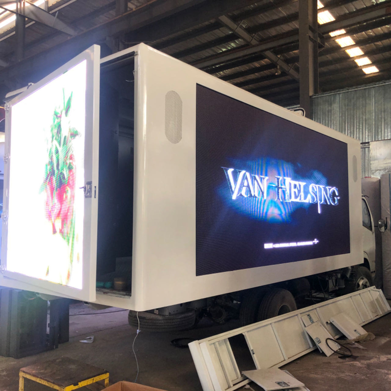 Customized Isuzu Mobile Gran Screen Truck P3 P4 P5 Digitale Per Truck Montato Con Peso 2500KG