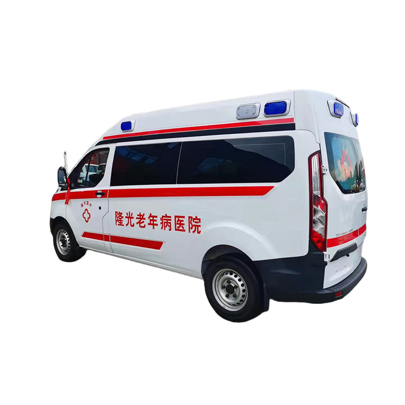 6 posti Diesel Medium Duty Ambulance Monitoraggio di emergenza Ford V362 Transit Van Ambulance