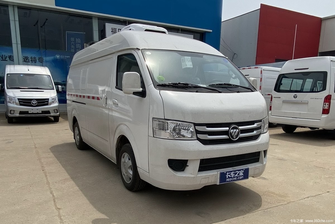 Ruote manuali di Van 4 della cella frigorifera di Mini Refrigerated Truck Aluminum Alloy del motore a benzina 1 tonnellata