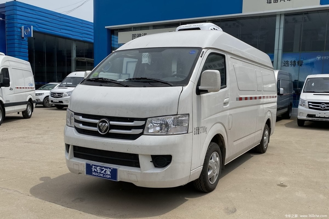 Ruote manuali di Van 4 della cella frigorifera di Mini Refrigerated Truck Aluminum Alloy del motore a benzina 1 tonnellata