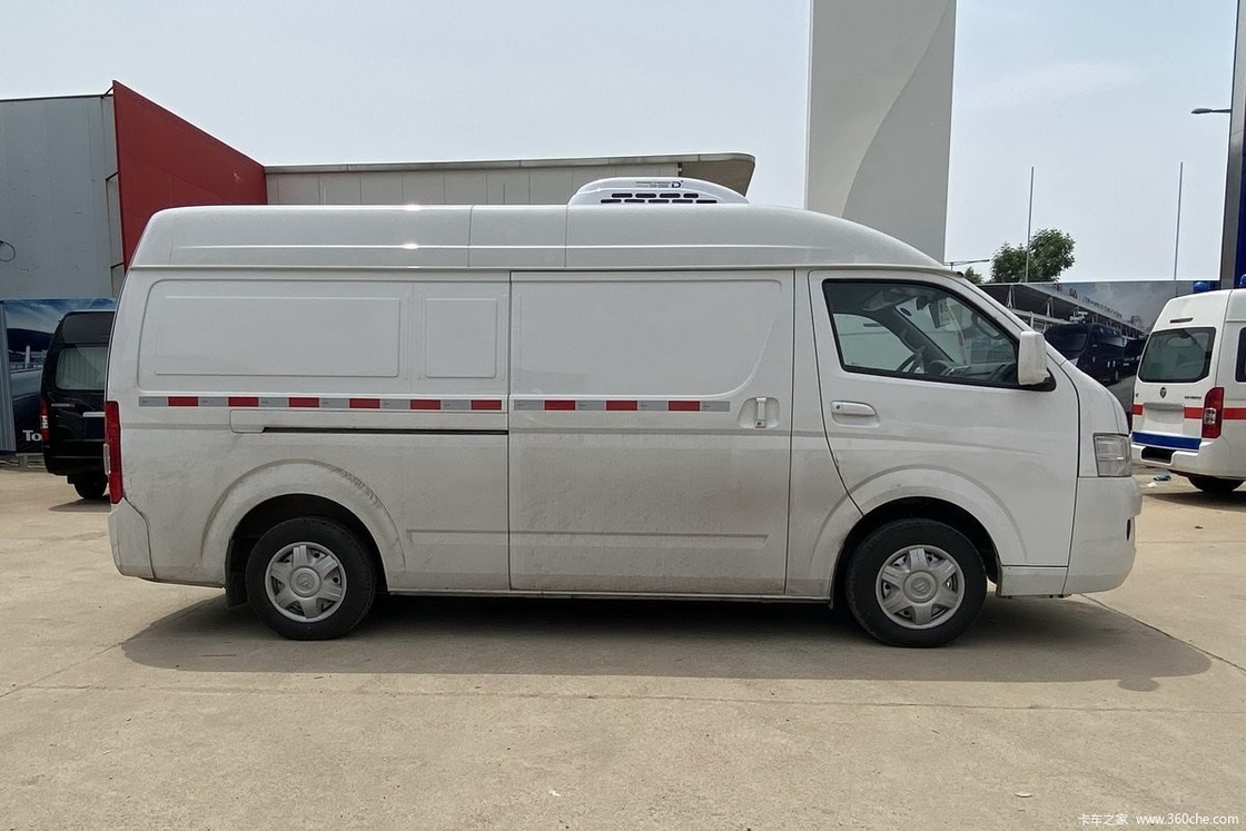 Ruote manuali di Van 4 della cella frigorifera di Mini Refrigerated Truck Aluminum Alloy del motore a benzina 1 tonnellata