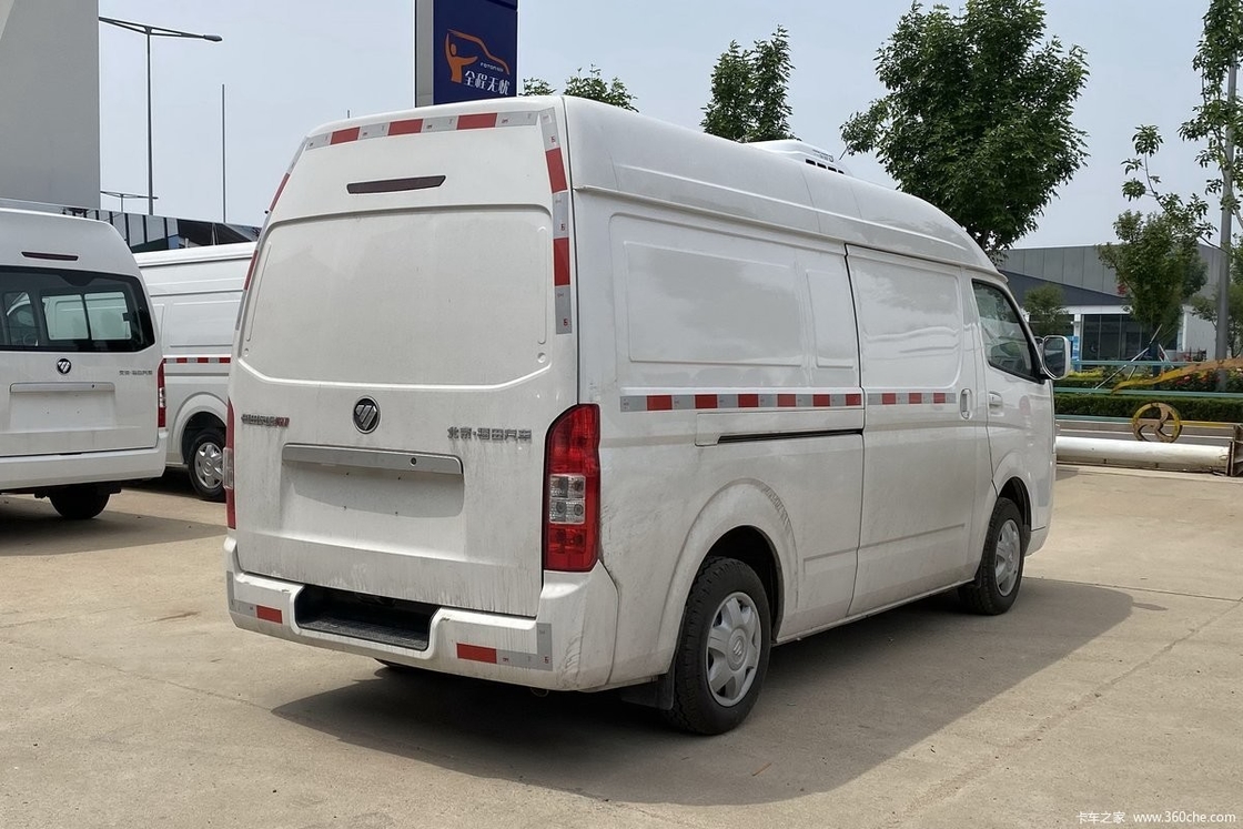 Ruote manuali di Van 4 della cella frigorifera di Mini Refrigerated Truck Aluminum Alloy del motore a benzina 1 tonnellata