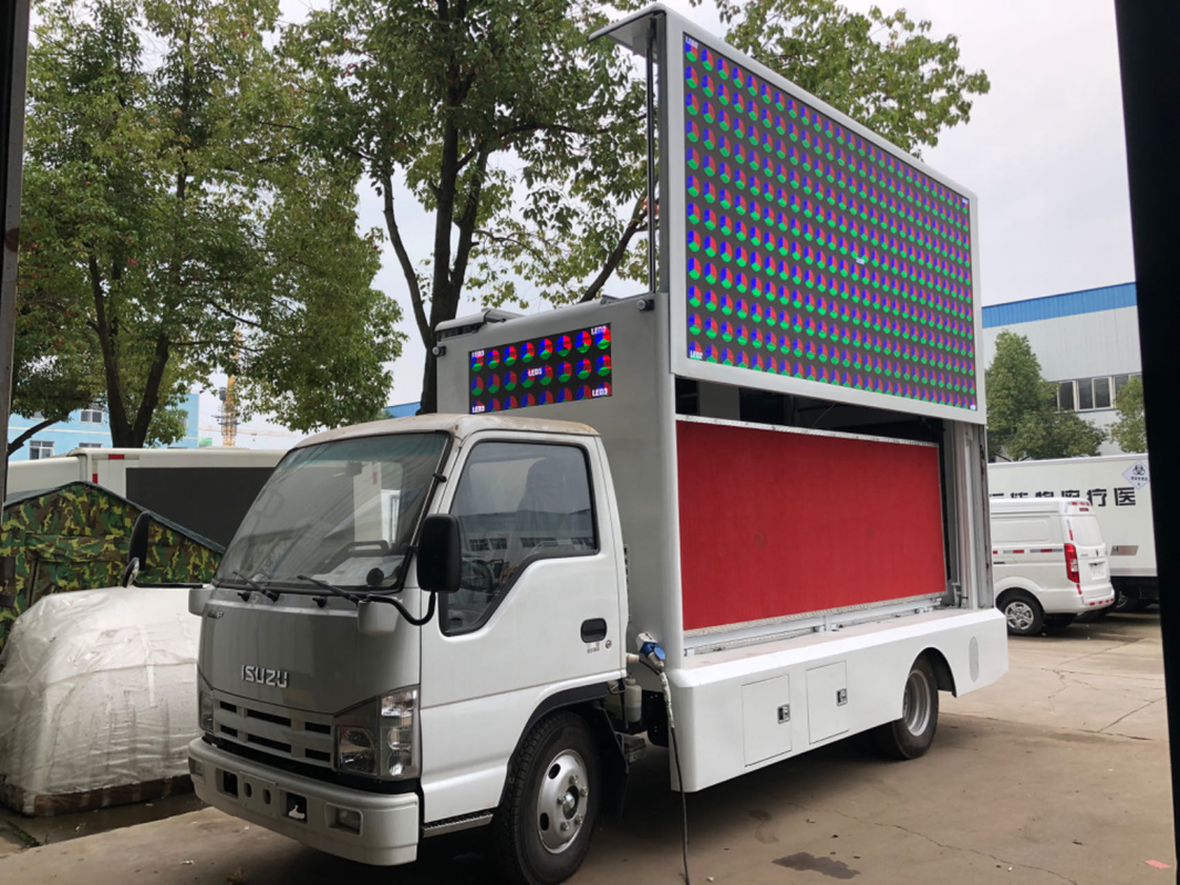 Camion pubblicitario a LED Roving Giappone Marca 4,2m Piccolo camion mobile a LED
