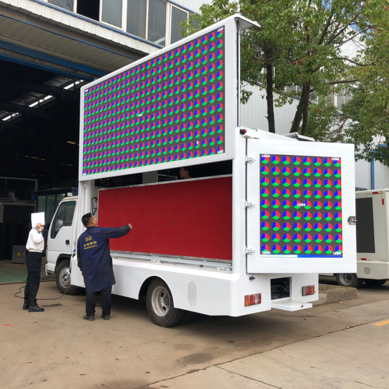 Camion pubblicitario a LED Roving Giappone Marca 4,2m Piccolo camion mobile a LED