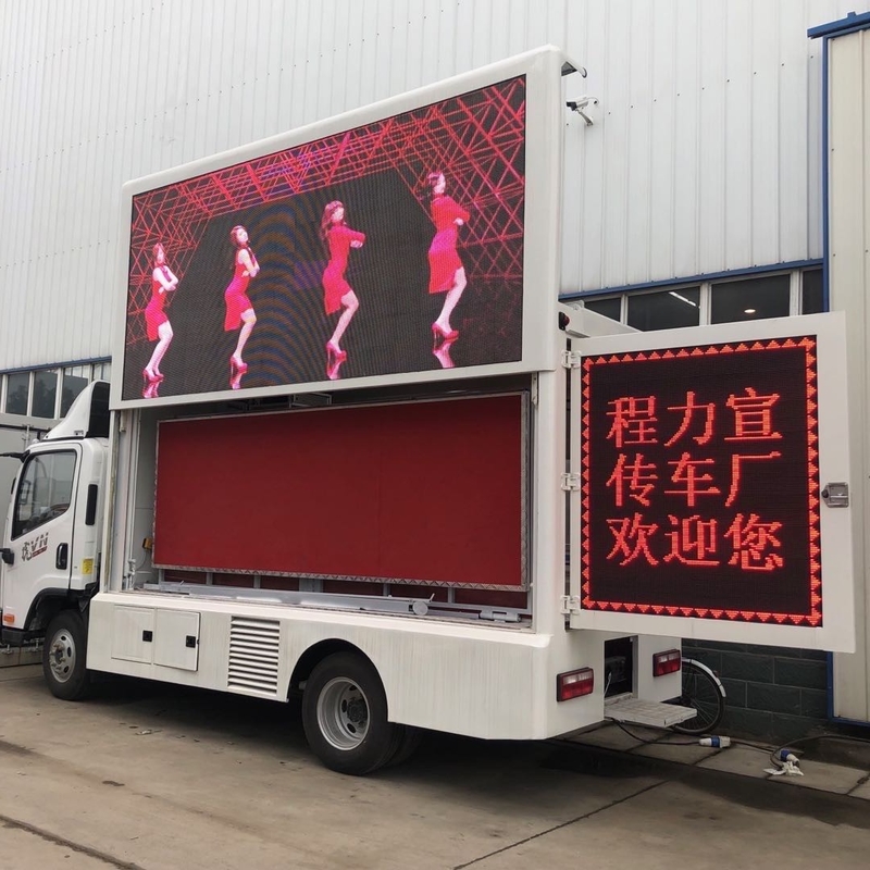HOWO luce mobile LED pubblicità camion display box cartellone segnali trasparenti P4 P5 P6