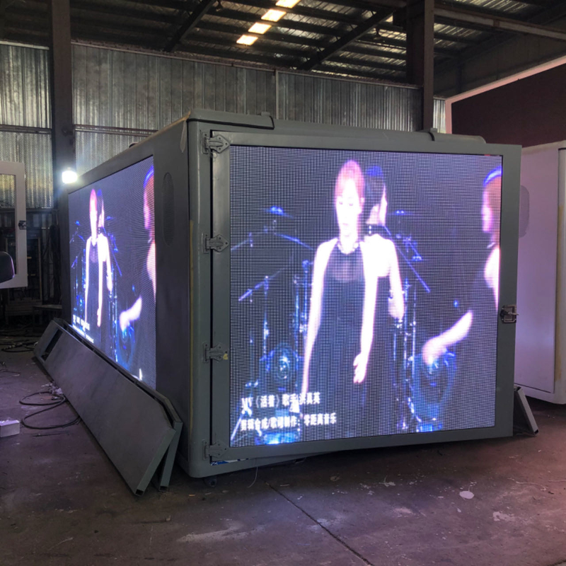 12.5ft*5.6ft P4 P5 P6 Outdoor LED Display Billboard Box Capacità 2500kg