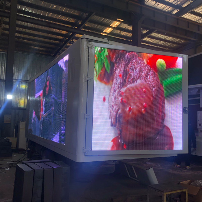 12.5ft*5.6ft P4 P5 P6 Outdoor LED Display Billboard Box Capacità 2500kg