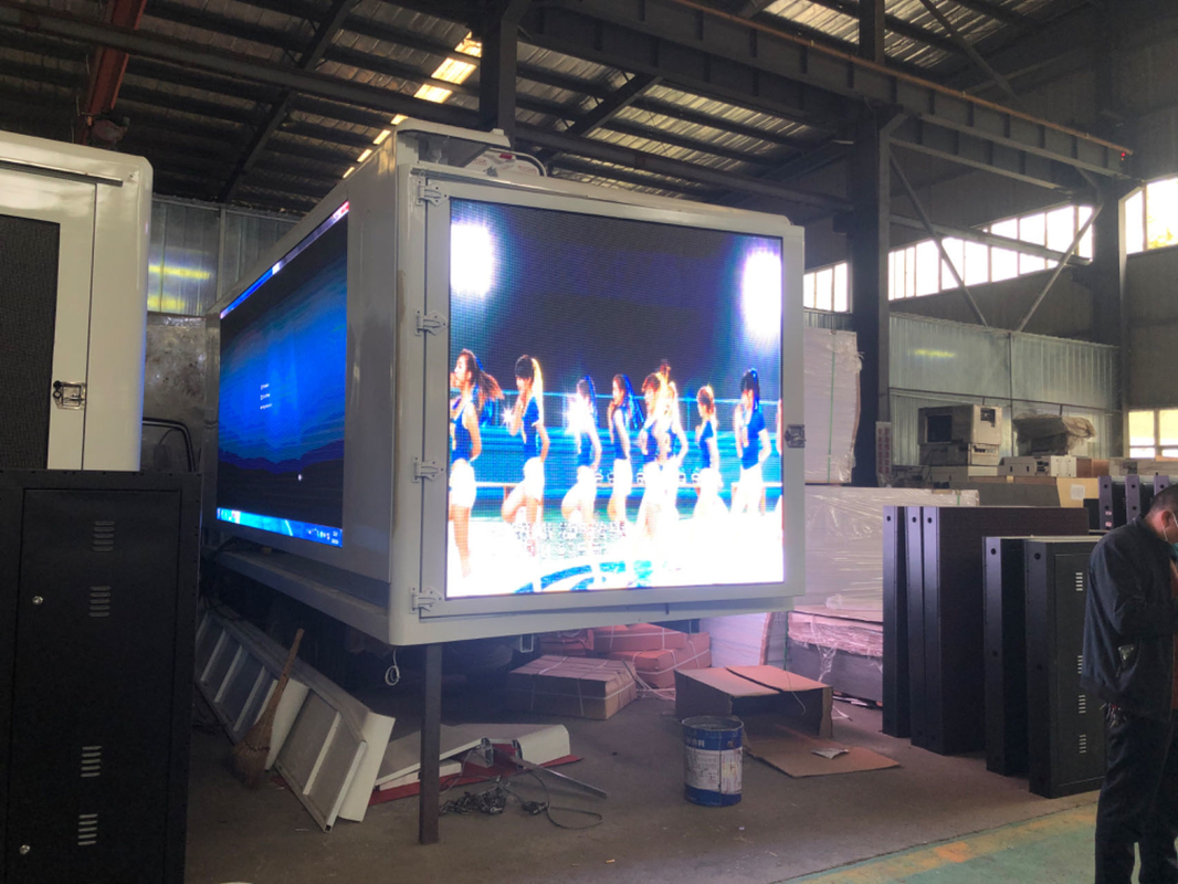 12.5ft*5.6ft P4 P5 P6 Outdoor LED Display Billboard Box Capacità 2500kg