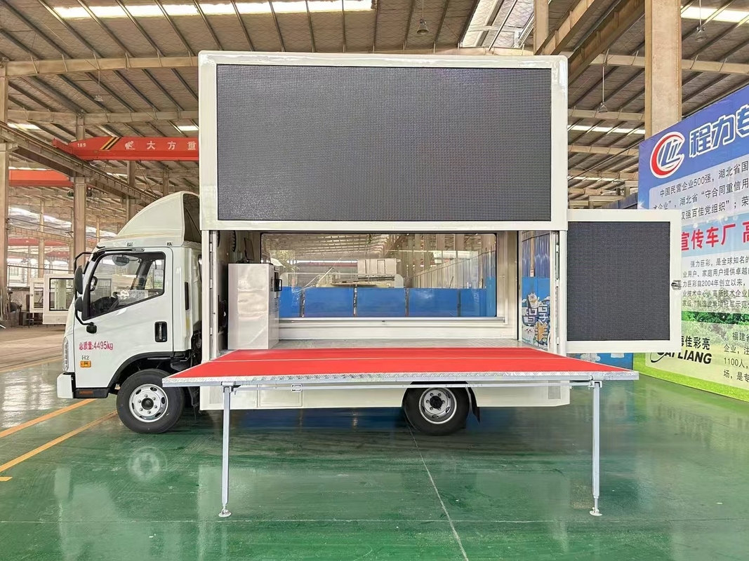 Foton 4X2 Mobile Led Truck Pubblicità P4 P5 P6 Display LED per veicoli all'aperto