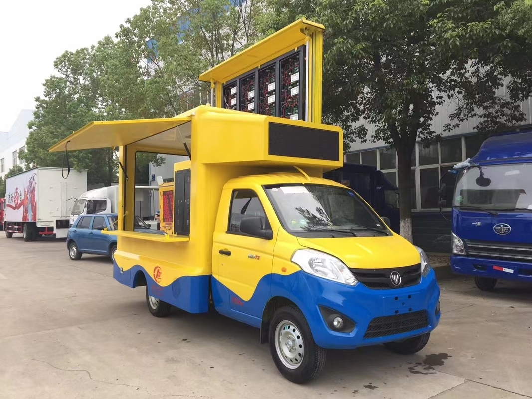 Foton Mobile Led Truck Pubblicità EURO 6 mini Outdoor Advertising Screen Mobile LED Display Truck