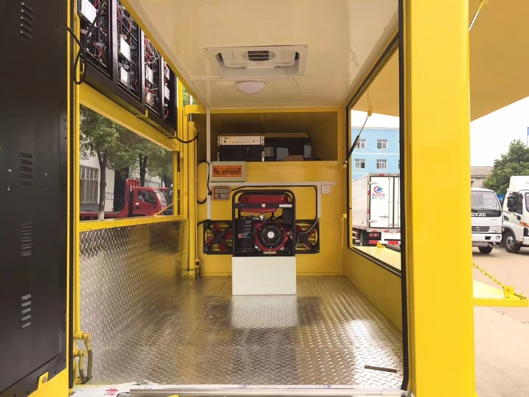 Veicolo pubblicitario di piccola marca Foton Display a LED montato Euro 6 Led Mobile Digital Advertising Sign Trailer
